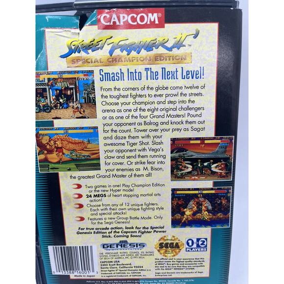 Street Fighter II Special Champion Edition - Sega Genesis - Picture 5 of 11